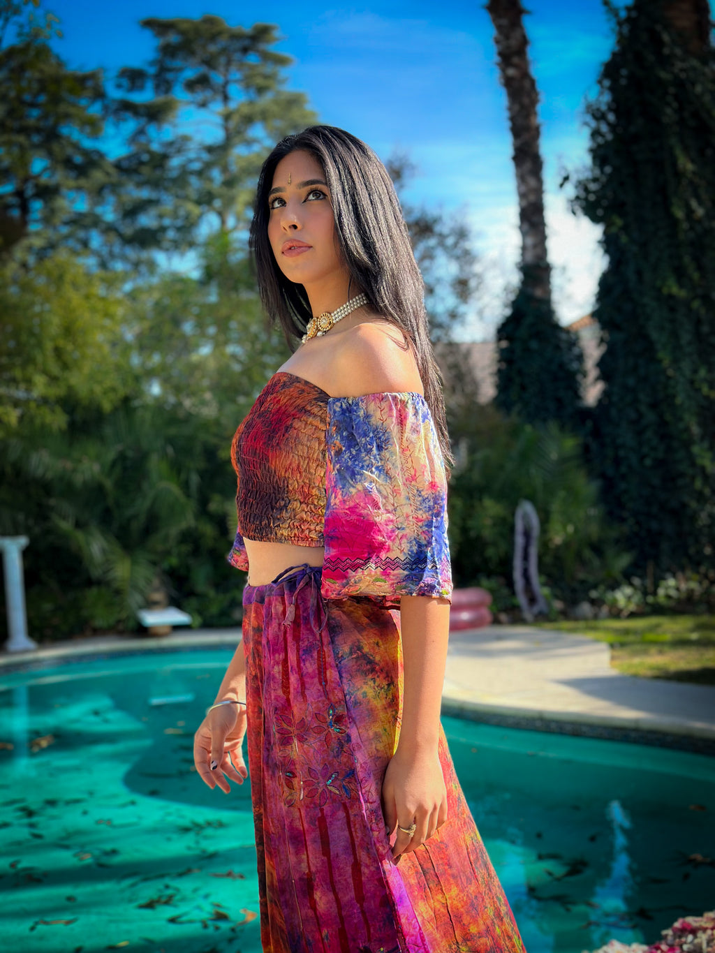 bohemian cosmos goddess set (sleeves are different lil more pink/brown)