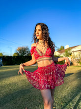 Load image into Gallery viewer, Golden Love Micro Mini Skirt Set
