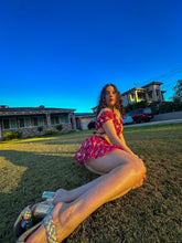 Load image into Gallery viewer, Golden Love Micro Mini Skirt Set
