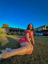 Load image into Gallery viewer, Golden Love Micro Mini Skirt Set
