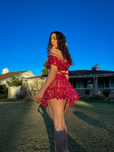 Load image into Gallery viewer, Golden Love Micro Mini Skirt Set
