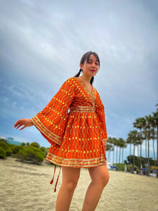 Fire Goddess Babydoll Dress