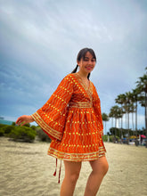 Load image into Gallery viewer, Fire Goddess Babydoll Dress
