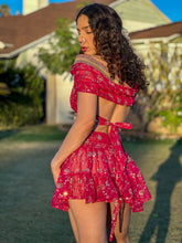 Load image into Gallery viewer, Golden Love Micro Mini Skirt Set
