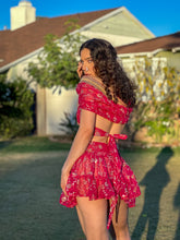 Load image into Gallery viewer, Golden Love Micro Mini Skirt Set
