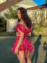 Load image into Gallery viewer, Golden Love Micro Mini Skirt Set
