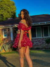 Load image into Gallery viewer, Golden Love Micro Mini Skirt Set
