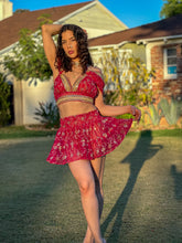 Load image into Gallery viewer, Golden Love Micro Mini Skirt Set
