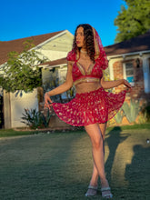 Load image into Gallery viewer, Golden Love Micro Mini Skirt Set
