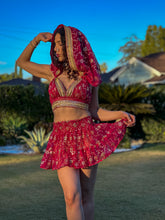 Load image into Gallery viewer, Golden Love Micro Mini Skirt Set
