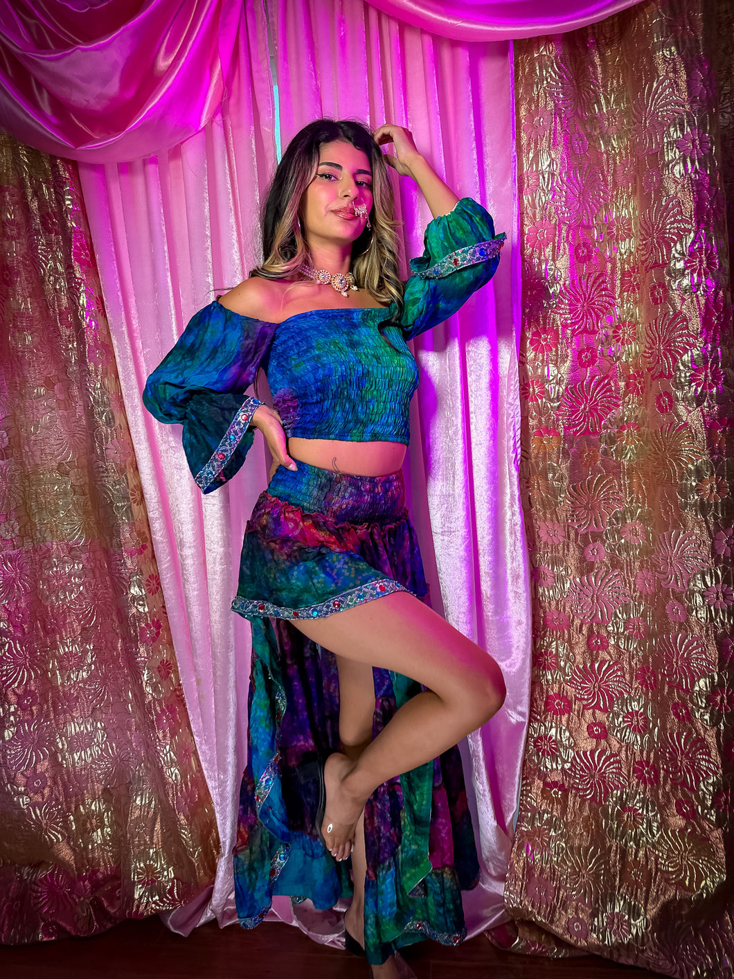 Rainbow Peacock Goddess Set