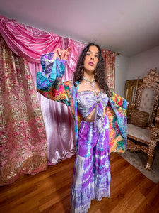 Rainbow Tie Dye Kimono