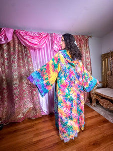 Rainbow Tie Dye Kimono