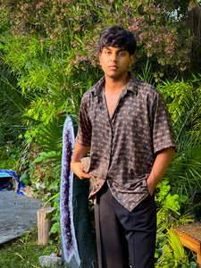 Midnight Forrest Button-Up