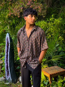 Midnight Forrest Button-Up