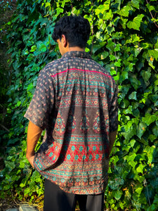 Midnight Forrest Button-Up