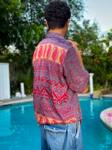 Atlantic Paisley Button-Up