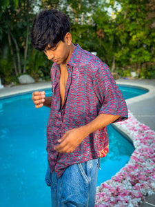 Atlantic Paisley Button-Up