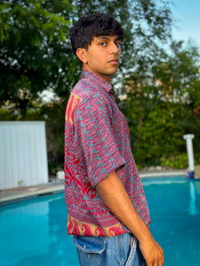 Atlantic Paisley Button-Up