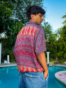 Atlantic Paisley Button-Up