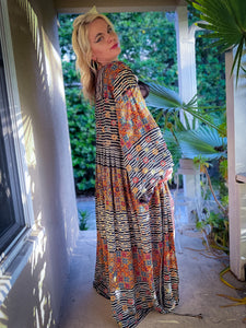 Bohemian Kaleidoscope Anarkali Jacket Set