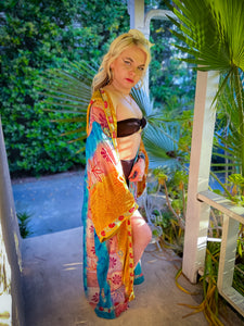 Sunset Sorceress Hooded Kimono