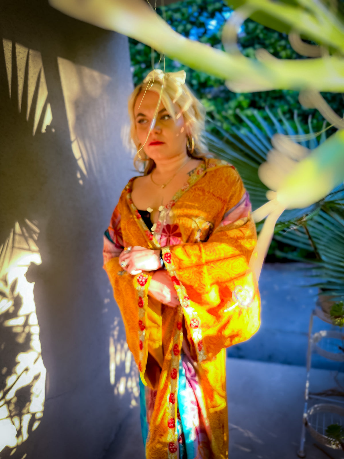 Sunset Sorceress Hooded Kimono