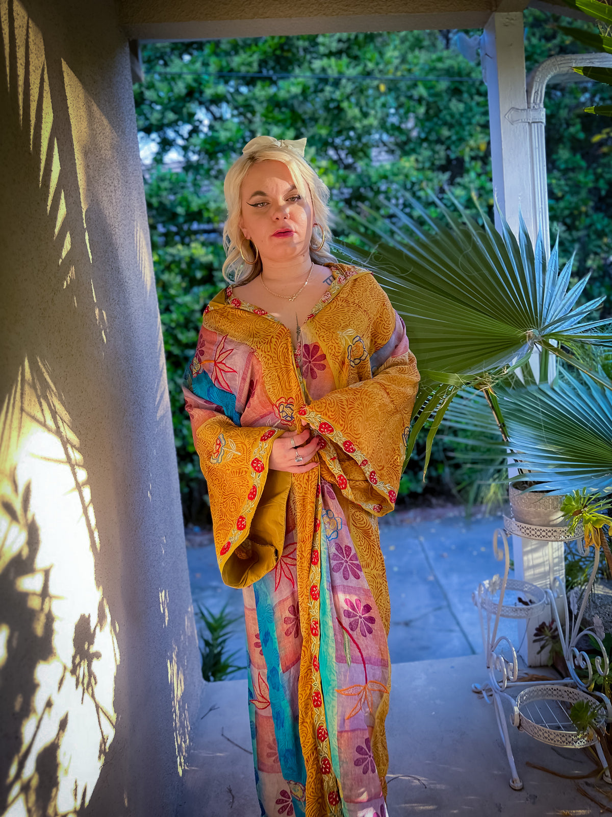 Sunset Sorceress Hooded Kimono