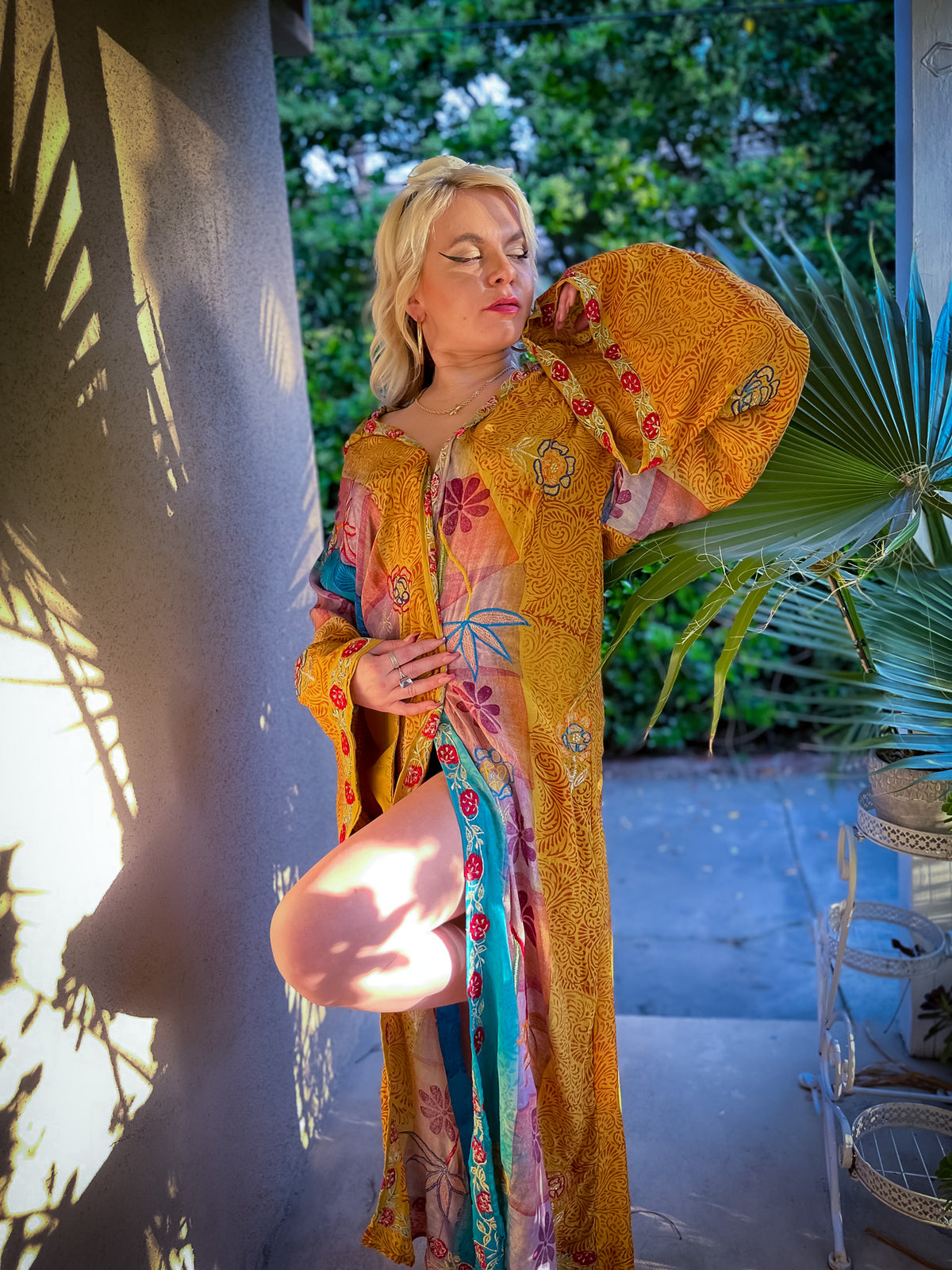 Sunset Sorceress Hooded Kimono