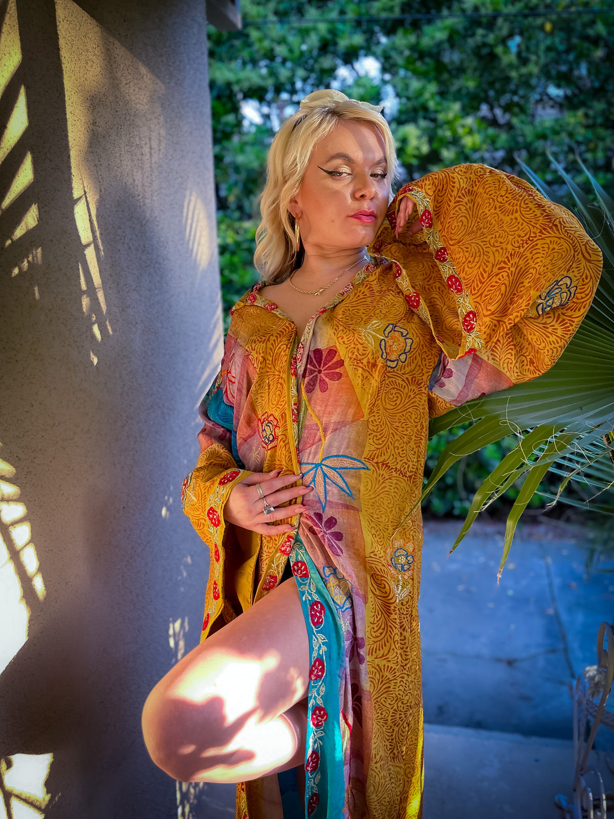 Sunset Sorceress Hooded Kimono