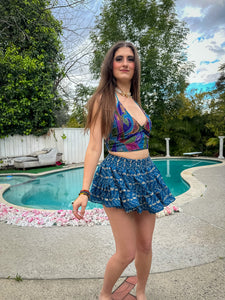 Sapphire Diamonds Micro Mini Skirt