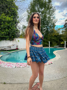 Sapphire Diamonds Micro Mini Skirt