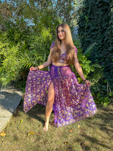 Golden Amethyst Goddess Set