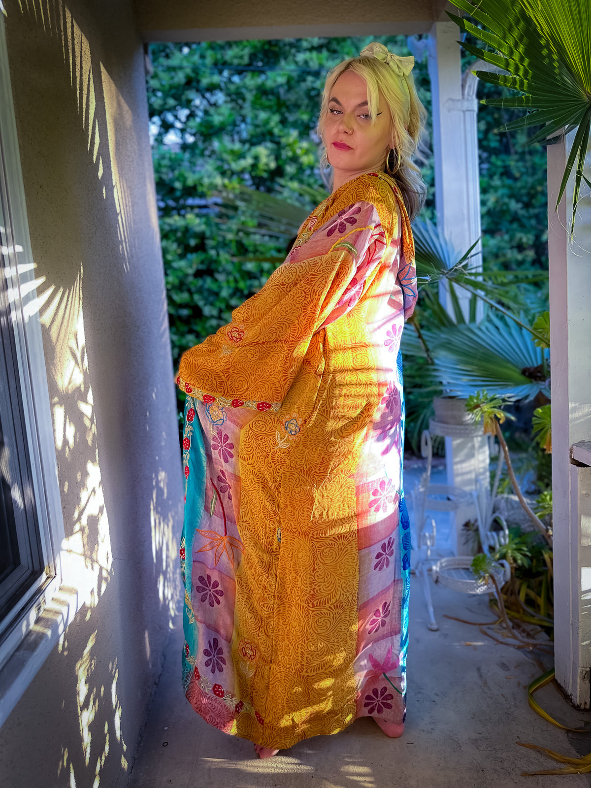 Sunset Sorceress Hooded Kimono