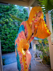 Sunset Sorceress Hooded Kimono
