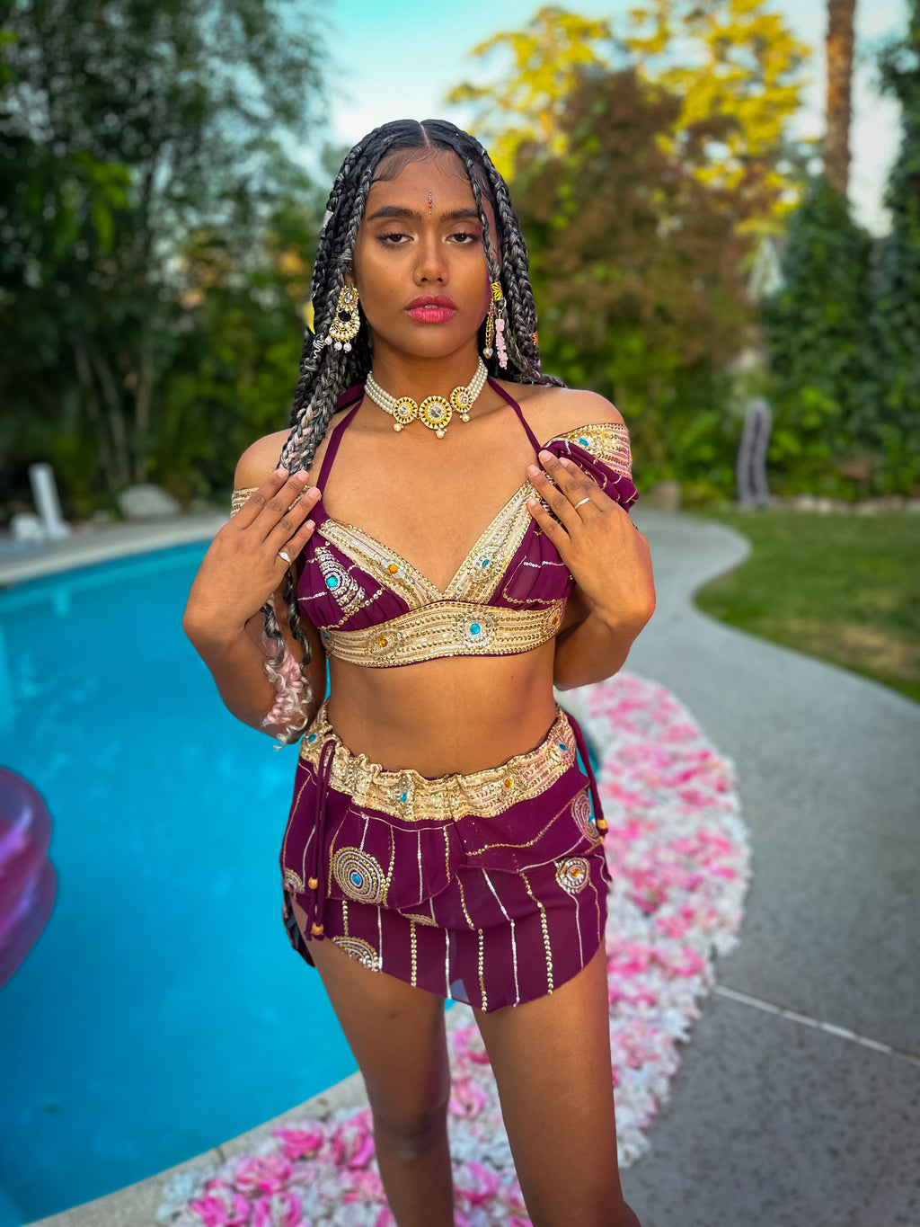 Bohemian Amethyst Fairy Set