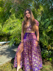 Golden Amethyst Goddess Set
