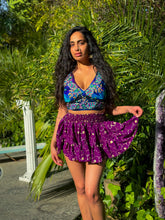 Load image into Gallery viewer, Purple Dreams Micro Mini Skirt
