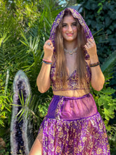 Load image into Gallery viewer, Golden Amethyst Goddess Set
