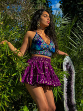 Load image into Gallery viewer, Purple Dreams Micro Mini Skirt
