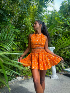 Sun Goddess Micro Mini Skirt Set