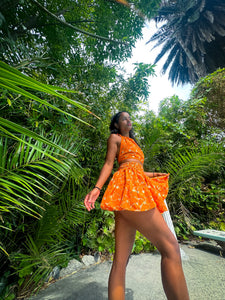 Sun Goddess Micro Mini Skirt Set
