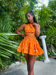Sun Goddess Micro Mini Skirt Set