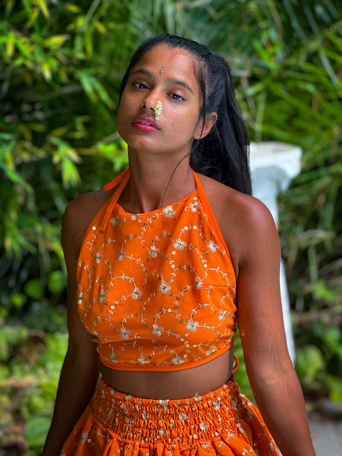 Sun Goddess Micro Mini Skirt Set