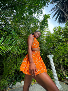 Sun Goddess Micro Mini Skirt Set