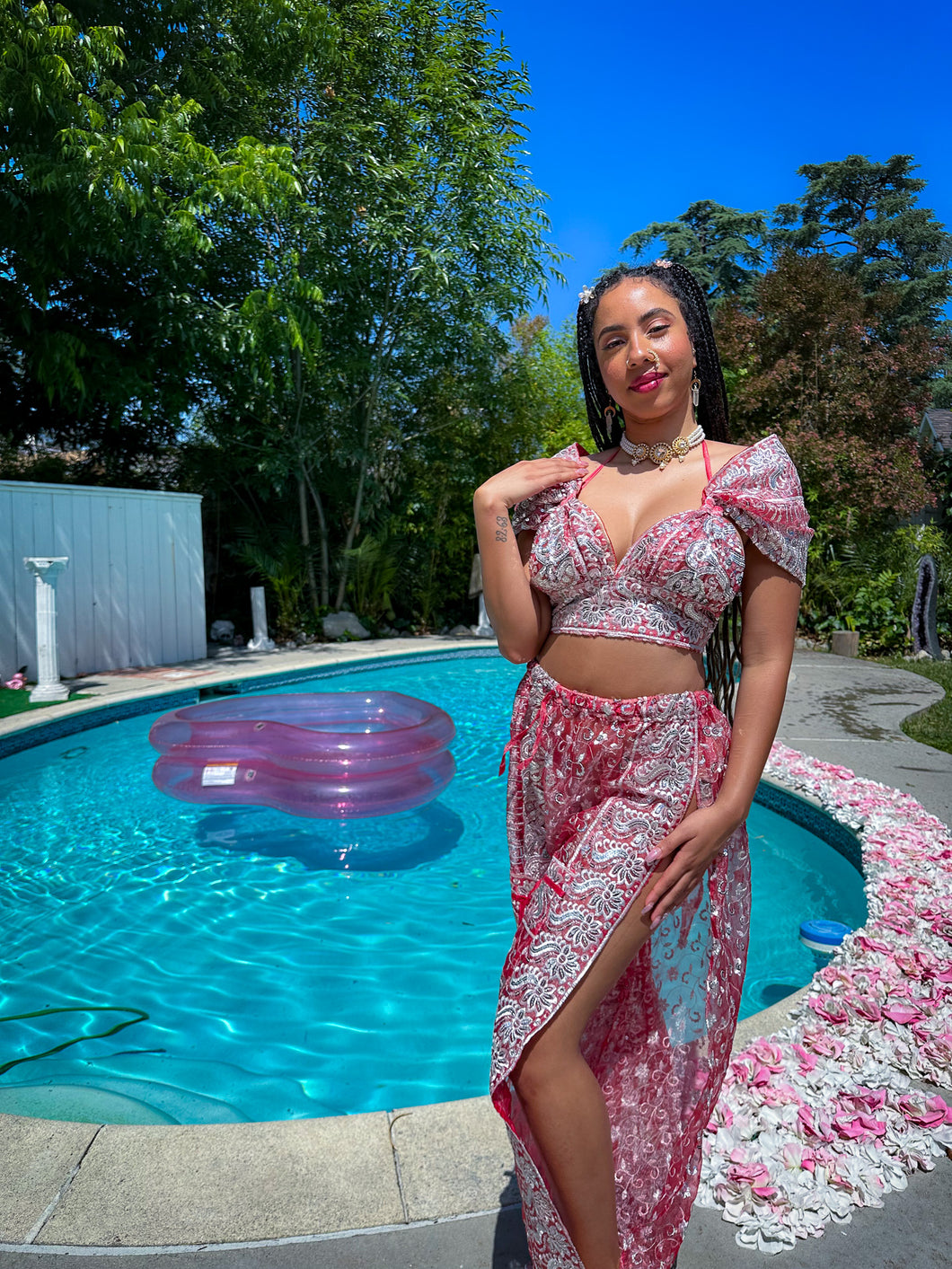 Crystal Rose Jasmine Set