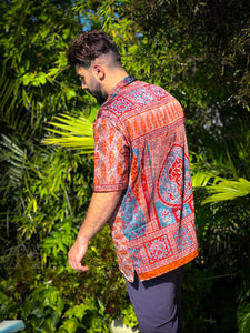 Tangerine Dream Button-Up Shirt