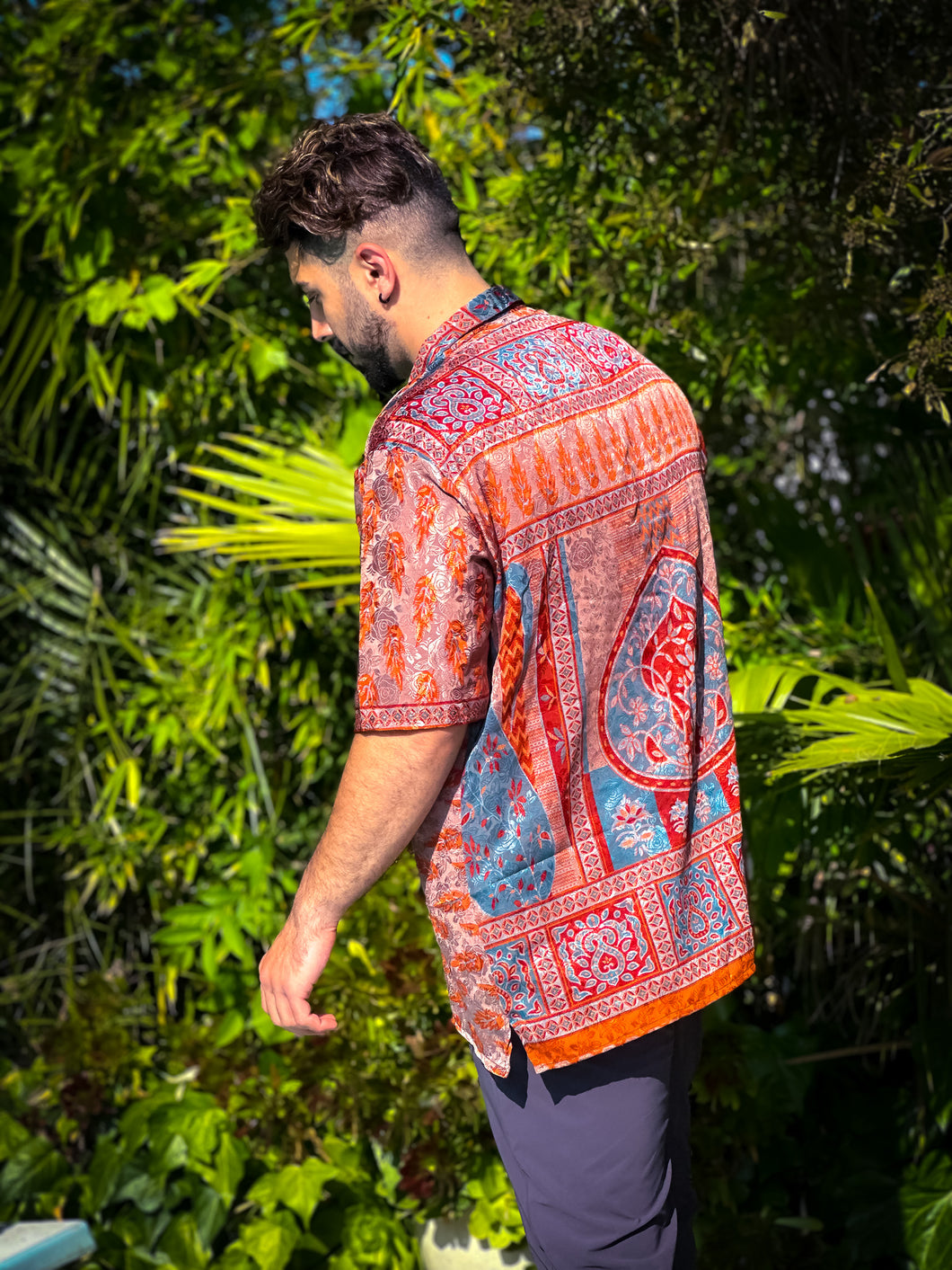 Tangerine Dream Button-Up Shirt