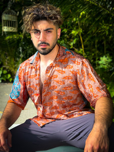 Tangerine Dream Button-Up Shirt