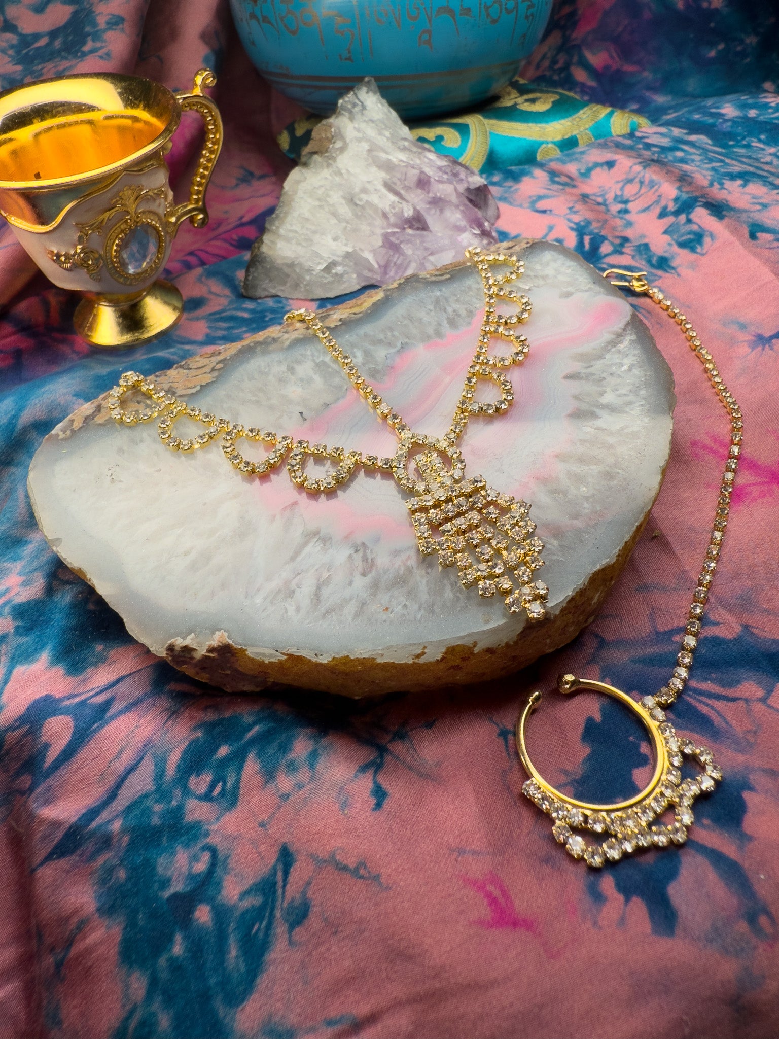 Princess tiara & Nose Ring Set